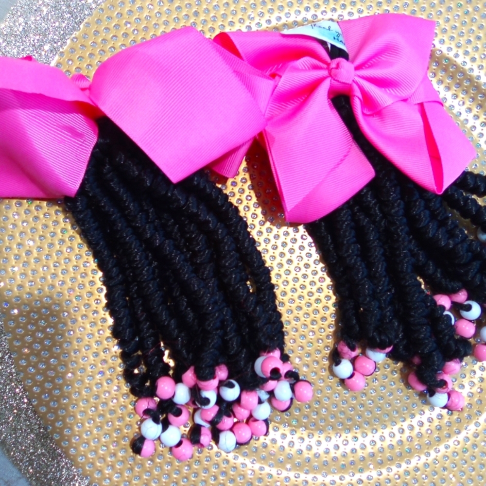 New little girl ponytail braid extensions